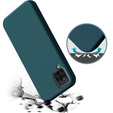 Obal na mobil pre Samsung Galaxy A12 / M12 / A12 2021, Silicone Lite, tmavozelené