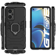 Obal na mobil pre Realme GT 2 / Realme GT Neo 2, Kickstand Ring, čierne