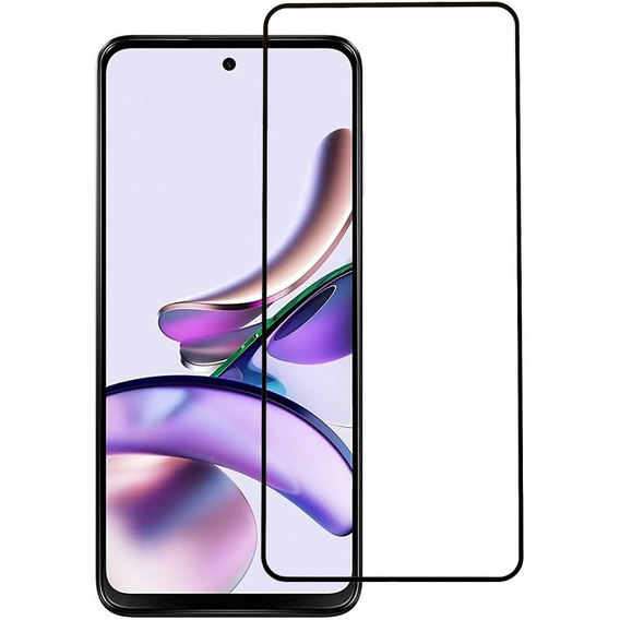 3D tvrdené sklo pre Motorola Moto G13, čierne