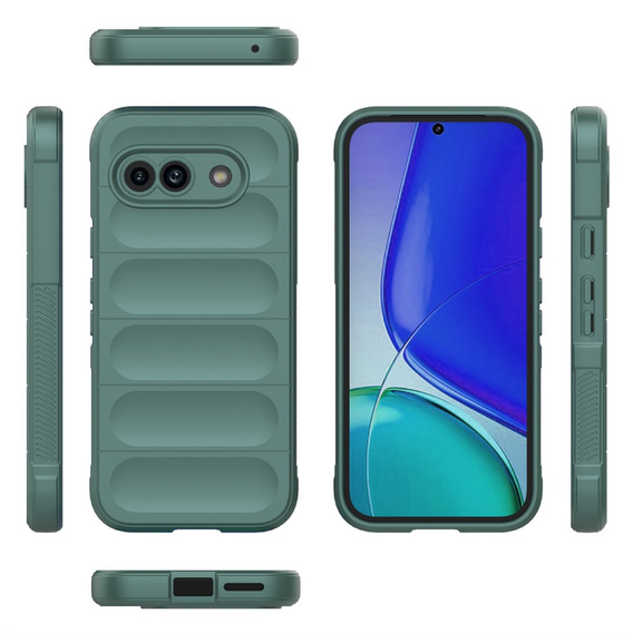 Obal na mobil pre Google Pixel 9A, Gaming Shockproof, zelený
