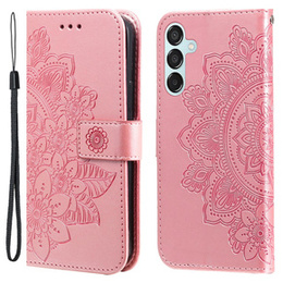 Klapkové puzdro pre Samsung Galaxy M15 5G, Mandala, ružové