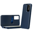 Flipové puzdro pre Samsung Galaxy S25 Edge, Smart View Wallet, modré