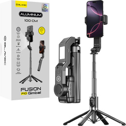 Blavec Selfie Stick Aluminium Fusion P07 s MagSafe, LED svetlami a diaľkovým ovládaním