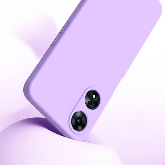 Obal na mobil pre Oppo A38 4G / Oppo A18 4G, Silicone Lite, fialové