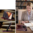 CASEME flipové puzdro pre Samsung Galaxy Note 20 Ultra, Waxy Textured, červené