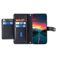 Klapkové puzdro pre Oppo Reno 11F 5G, Wallet Zipper Pocket, čierne