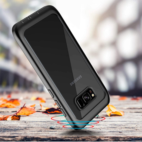 Puzdro pre Samsung Galaxy S8+ Plus, Shockproof, s fóliou, modré
