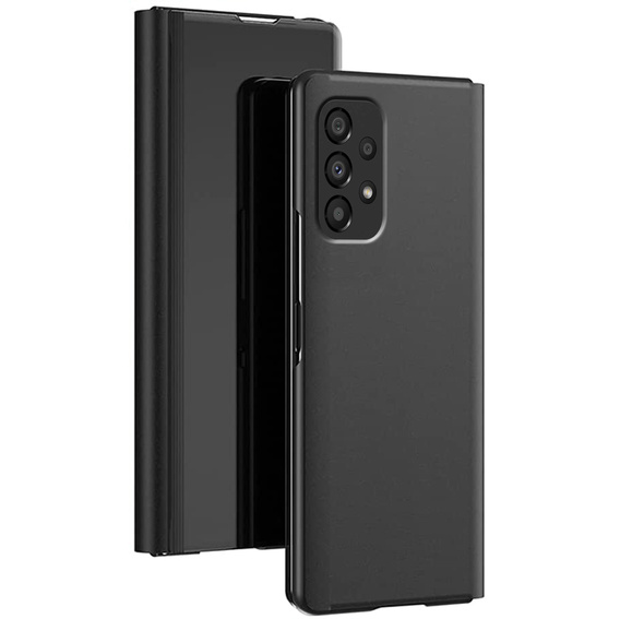 Obal na mobil pre Samsung Galaxy A53 5G, Clear View, čierne