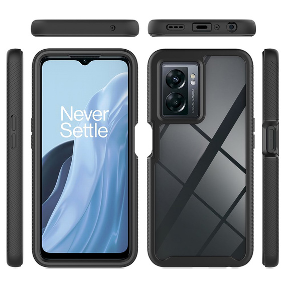 Puzdro pre Oppo A57s, Shockproof, s fóliou, čierne