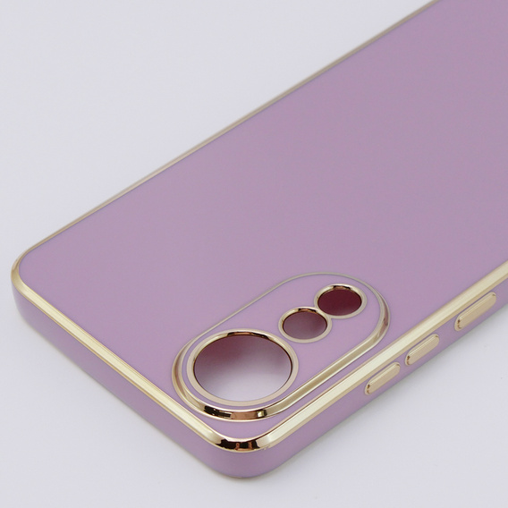 Puzdro pre Oppo A78 4G, Glamour CamShield, fialové