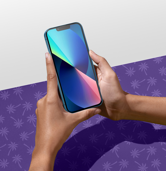 Tmavé sklo na ochranu súkromia Shy Palm pre iPhone 13 Mini