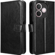 Klapkové puzdro pre Oppo A5 Pro 5G, Crazy Horse Wallet, čierne