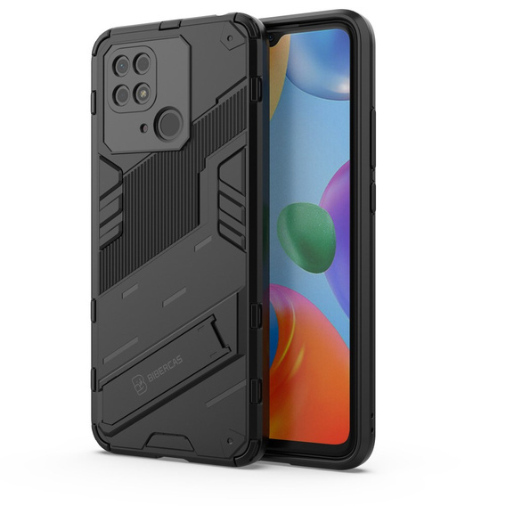 Puzdro pre Xiaomi Redmi 10C, Military kickstand, modré