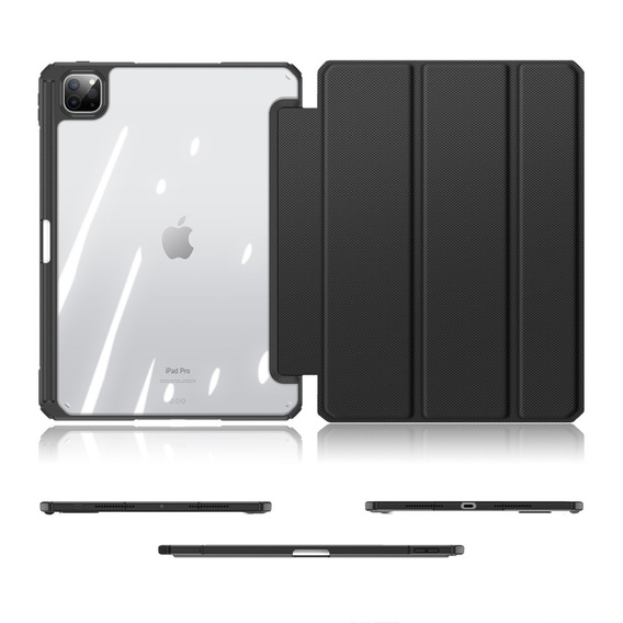Puzdro pre iPad Pro 11" 2024 (5 gen.), Dux Ducis TOBY, čierne