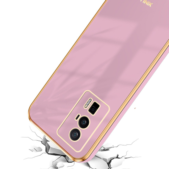 Puzdro pre Poco F5 Pro 5G, Glamour CamShield, fialové