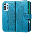 Klapkové puzdro pre Samsung Galaxy A53 5G, Butterfly, modré