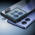 Puzdro DuxDucis pre Motorola Edge 50 Pro 5G, Aimo case, transparentné / čierne