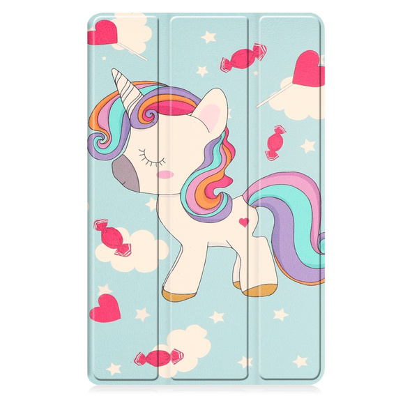 Puzdro pre Lenovo Tab M9, Smartcase, unicorn