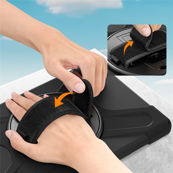 Puzdro s podstavcom a ramenným popruhom pre Samsung Galaxy Tab A11+