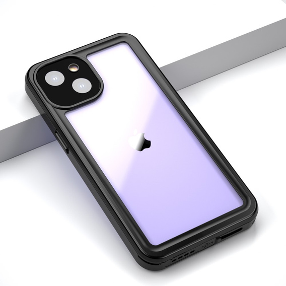 Vodotesné puzdro IP68 pre iPhone 13, čierne