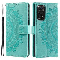 Klapkové puzdro pre Xiaomi Redmi Note 11/11S, Mandala, zelený