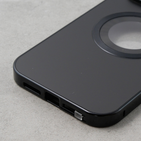 Puzdro pre iPhone 13 Pro Max, Dual Glass, pre Magsafe, čierne