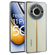 Puzdro pre Realme 11 Pro 5G / Pro+ 5G, Electroplating Frame, transparentné / fialové