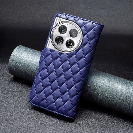 Klapkové puzdro pre OnePlus 12 5G, Wallet, BINFEN COLOR, modré