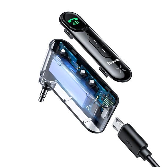 Bluetooth audio vysielač AUX pre zariadenia s 3,5 mm vstupom (AUX)