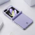 Puzdro Dux Ducis pre Samsung Galaxy Z Flip5 5G, Bril, fialové