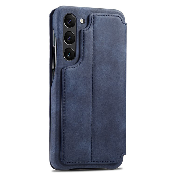 Klapkové puzdro pre Samsung Galaxy S23 Plus, ERBORD Retro, modré