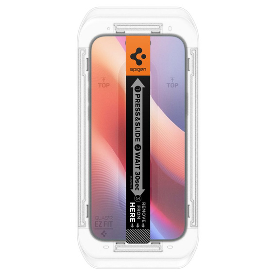 Spigen tvrdené sklo pre iPhone 17 / 17 Pro / 16 Pro, Glas.TR EZ Fit (2 ks)