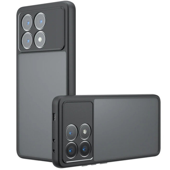 Obal na mobil pre Xiaomi Poco F6 Pro, Fusion Hybrid, čierne