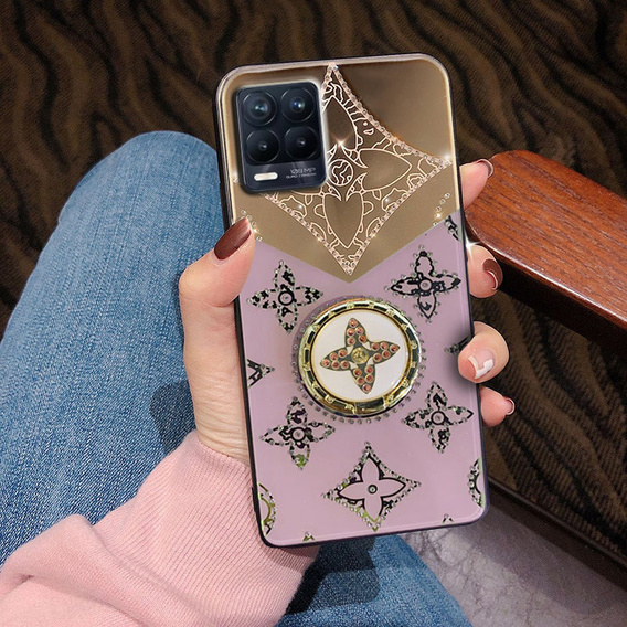 Fashion Obal na mobil pre Realme 8 / 8 Pro, fialové