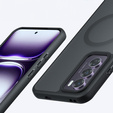 Puzdro pre Oppo Reno 12 Pro, pre MagSafe, ERBORD Matt Case, čierny