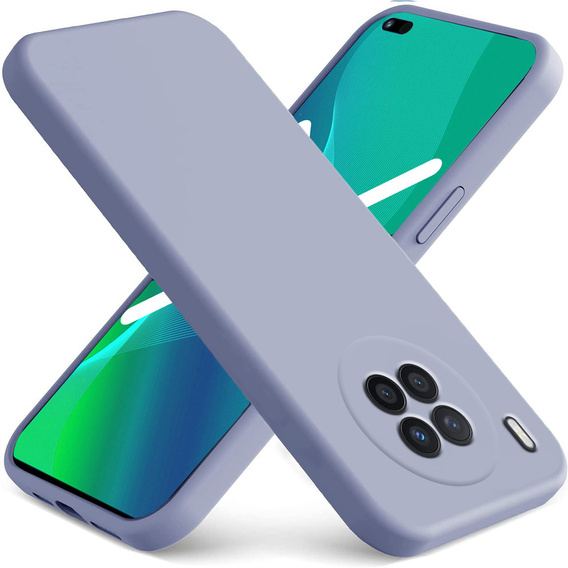 Obal na mobil pre Huawei Nova 8i, Silicone Lite, levanduľové