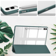 Puzdro pre Samsung Galaxy Tab S9 FE+ Plus, Smartcase Hybrid, so slotom na stylus, zelený