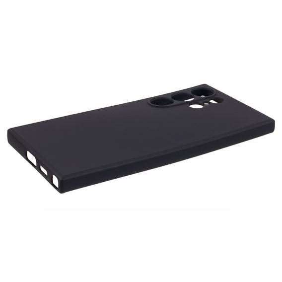Obal na mobil pre Samsung Galaxy S24 Ultra, Silicone Lite, čierne
