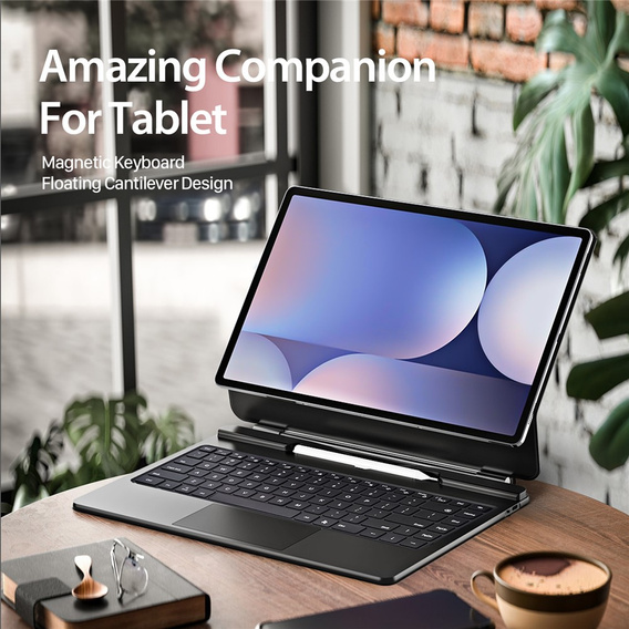 Dux Ducis Puzdro s Bluetooth klávesnicou pre Samsung Galaxy Tab S10 Ultra / S9 Ultra / S8 Ultra