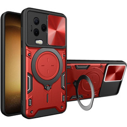 Pancierované puzdro pre Infinix Note 12 Pro 4G / Note 12 2023, CamShield Slide, červené