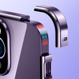 Puzdro pre iPhone 14 Pro, Magnetic Dual Glass, fialové