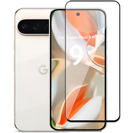 3D tvrdené sklo pre Google Pixel 9 Pro, čierny rám