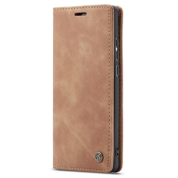 CASEME puzdro pre Huawei P30 Pro, Leather Wallet Case, hnedé