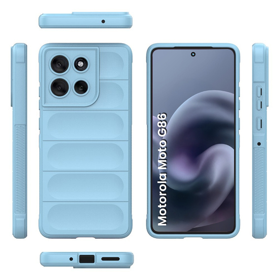 Obal na mobil pre Motorola Moto G86 Power 5G, Gaming Shockproof, modré