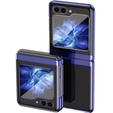 Puzdro pre Samsung Galaxy Z Flip7 FE / Z Flip6, PC Case, transparentné / modré