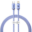 Kábel Baseus Crystal Shine USB-C na Lightning, 1,2 m, 20 W, pre zariadenia Apple (Lightning)