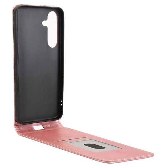 Klapkové puzdro pre Samsung Galaxy S25, Flip, ružové