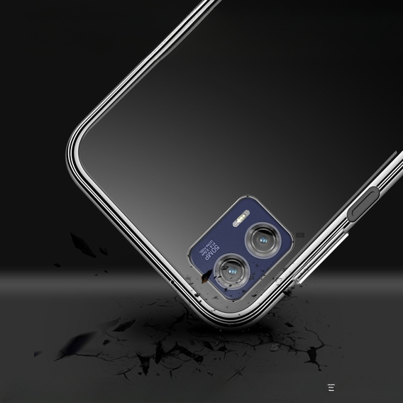 Puzdro MOFI pre Motorola Moto G73 5G, tenké, priehľadné