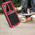 Obrnené puzdro pre Samsung Galaxy S25+ Plus, R-JUST, červené