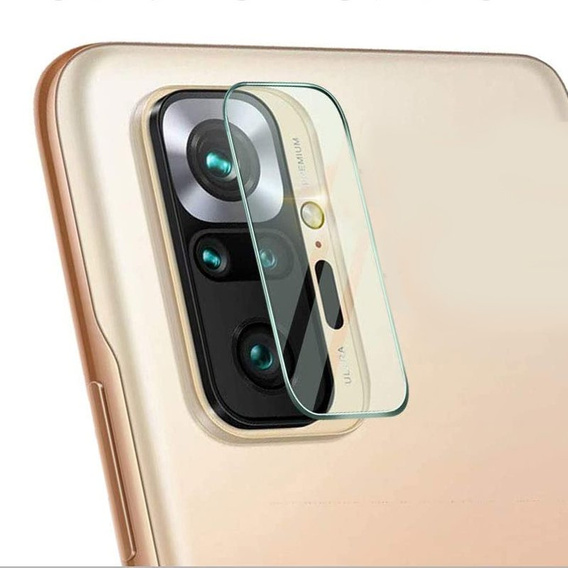 Tvrdené sklo na fotoaparát pre Xiaomi Redmi Note 10 Pro, modré